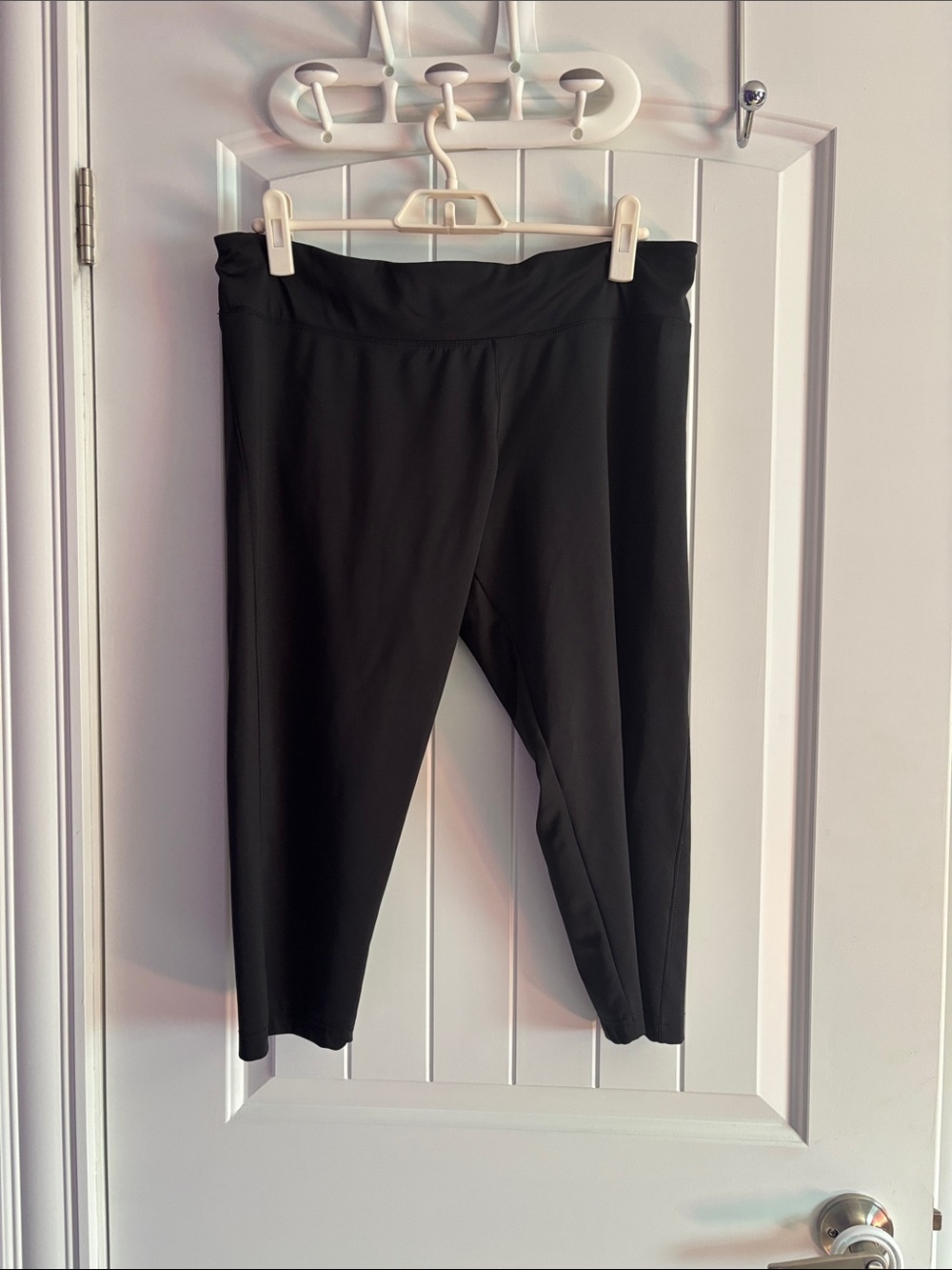 adidas Black Climalite High-Waist Capri Leggings